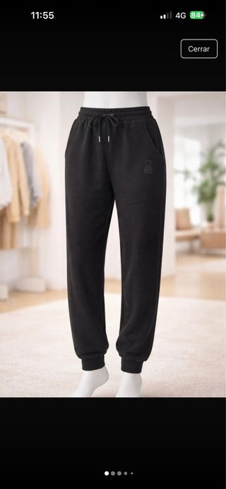 Pantalón jogger térmico negro