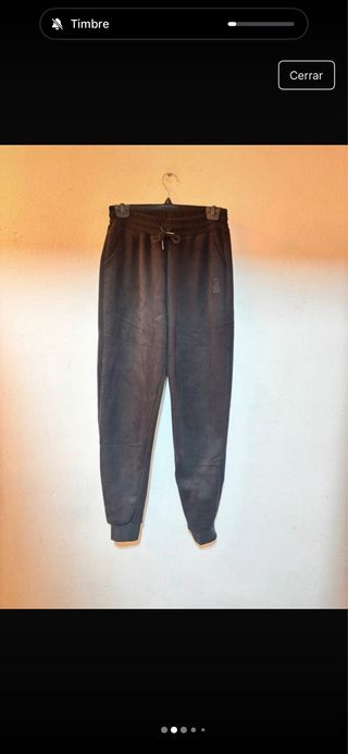 Pantalón jogger térmico negro
