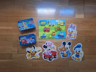 Lote de 4 Puzzles, niños 2-3 Años