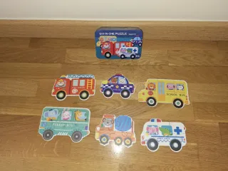 Lote de 4 Puzzles, niños 2-3 Años
