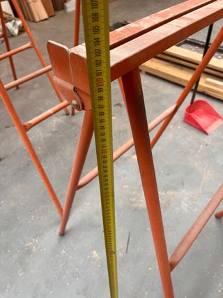 Caballetes metálicos 1m (4 unidades)