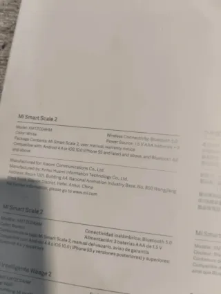 Xiaomi Mi Smart Scale 2 Báscula de Baño