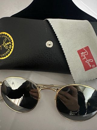 Gafas de Sol Ray-Ban Doradas y Plateadas