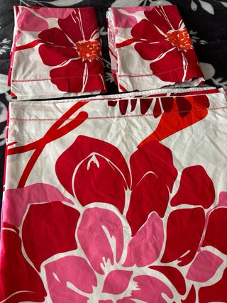 Lençol de Casal Flores Vibrantes 224x274