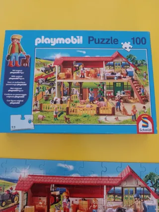 Puzzle Playmobil Granja 100 Piezas
