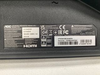 Monitor AOC Gaming C27G4ZXED 27 FHD 280Hz