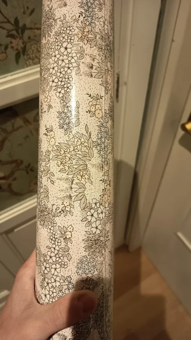 Papel pintado flores.