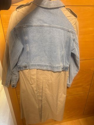 Gabardina Híbrida Desigual Talla S