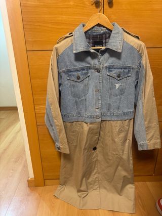 Gabardina Híbrida Desigual Talla S