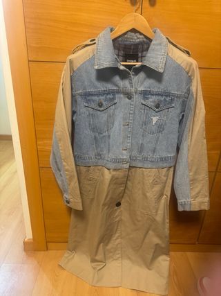 Gabardina Híbrida Desigual Talla S