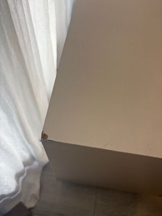 Cajonera de madera con ruedas 4 cajones