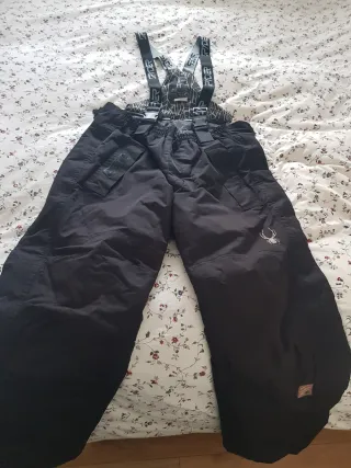 Pantalones de esquí Spyder de goretex negro