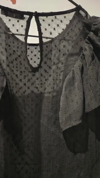 Blusa Bershka Negra Talla M