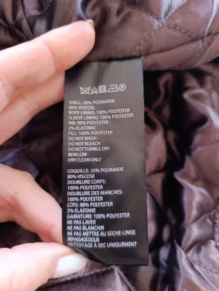 Cazadora bomber negra hombre