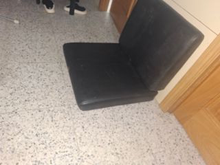 Cojines de Palets Negro Piel Sintética