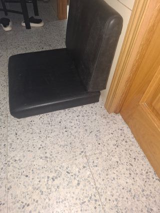 Cojines de Palets Negro Piel Sintética