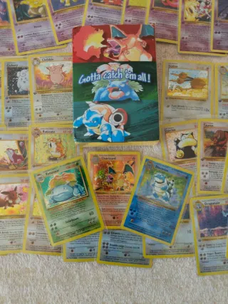 Colección Cartas Pokémon Base Set-Jungla-Fósil 151