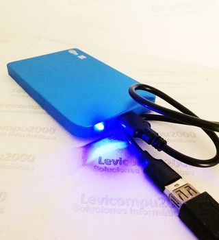 DISCO DURO EXTERNO SSD 2TB PORTABLE  AZUL USB 3.1