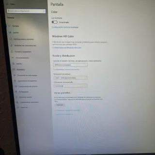 PC Gaming Negro con Luces LED de Colores