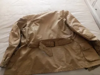 Belstaff Parka Talla XL Beige/Negro