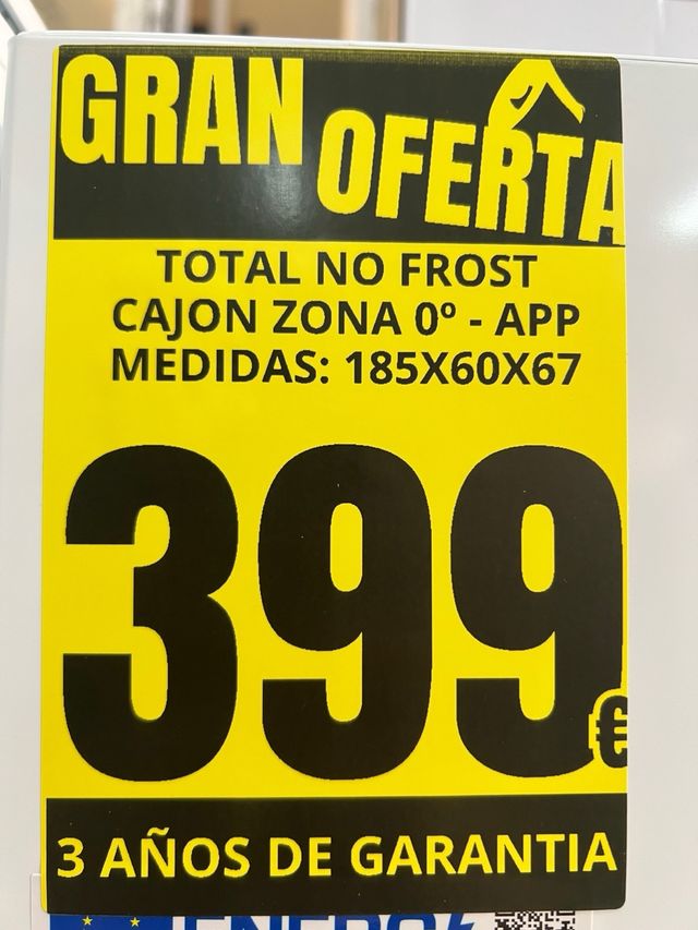 Nevera Candy Total No Frost