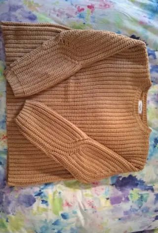 Jersey de punto beige