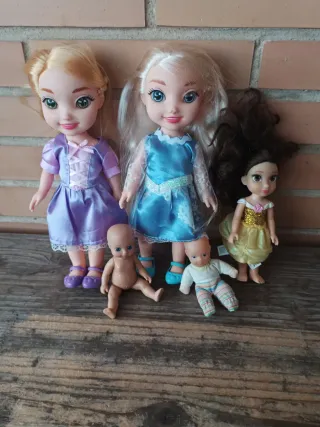 Lote 3 bambole Disney