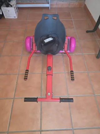 Hoverboard con asiento rosa