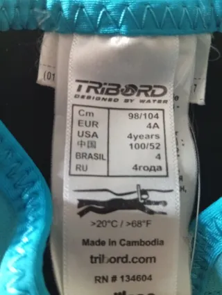 Neopreno niño talla 4