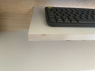 Mueble TV moderno blanco y madera