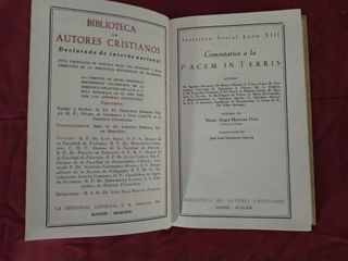 Comentarios a la PÀCEM IN TERRIS