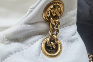 Bolso YSL Cloud pequeño blanco