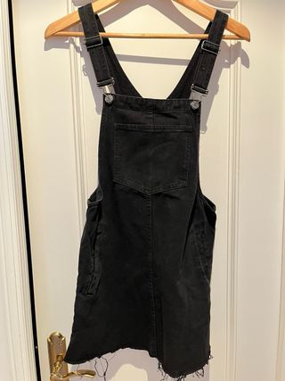 Peto falda vaquera negro