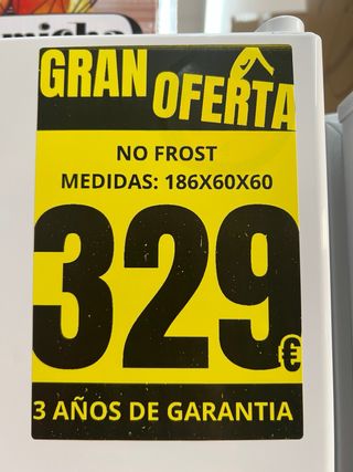 Nevera Johnson 235 kWh/annum