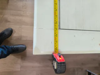 Mesa de comedor extensible blanca 70*170 70*235