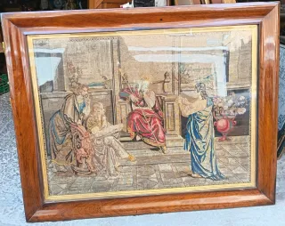 Antiguo tapiz SIGLO XVIII