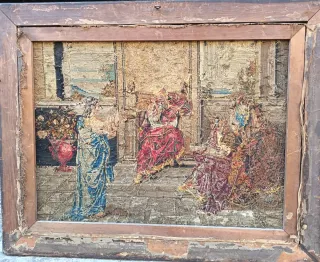 Antiguo tapiz SIGLO XVIII