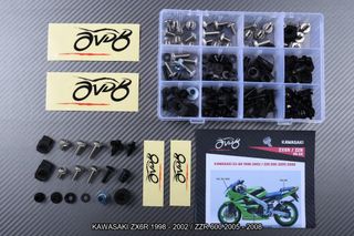 Kit de tornillería KAWASAKI ZX6R ZZR 600 1998 2008