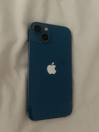 iPhone 13 256GB Azul, funda rosa de regalo