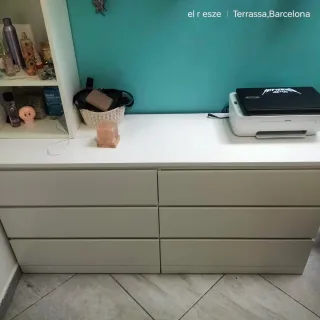 Cómoda MALM 6 cajones blanca IKEA