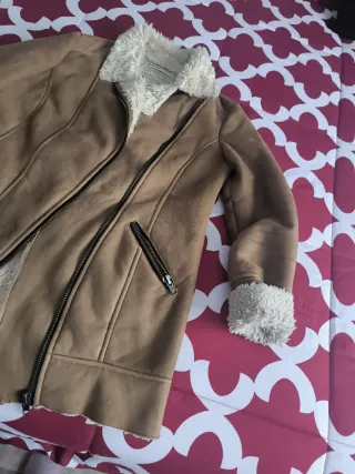 Chaqueta Stradivarius Talla S Beige/Marrón