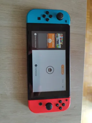 Nintendo Switch Azul y Rojo sin caja