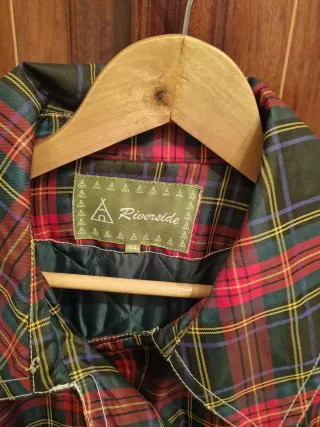 Gabardina 3/4 estampado, marca Riverside