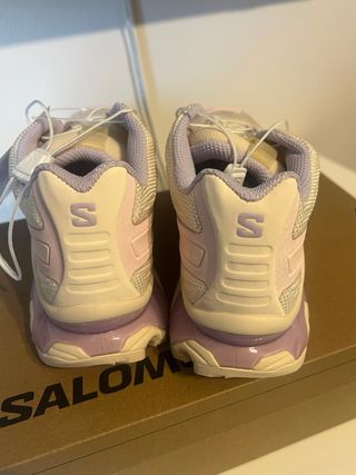 Scarpe Salomon donna viola e bianche