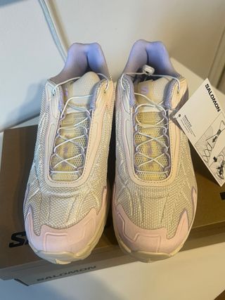 Scarpe Salomon donna viola e bianche