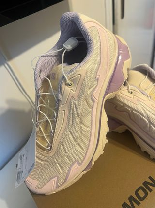 Scarpe Salomon donna viola e bianche