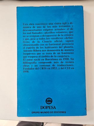 Antonio Ribera proceso a los ovni