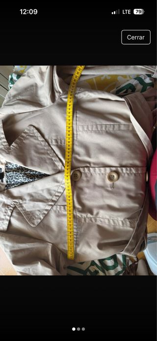 Gabardina H&M Beige Talla 44