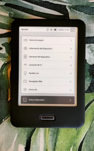 Libro electrónico BQ Cervantes 4 Negro