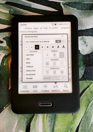 Libro electrónico BQ Cervantes 4 Negro